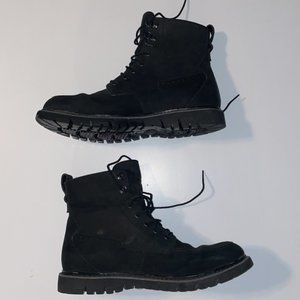 Timberland Boots, Black Leather, Waterproof - Size 10 US Men’s